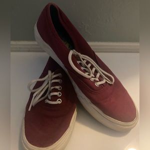 Maroon vans